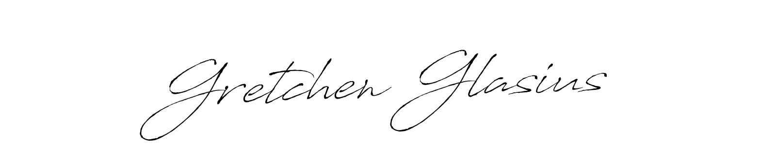 Design your own signature with our free online signature maker. With this signature software, you can create a handwritten (Antro_Vectra) signature for name Gretchen Glasius. Gretchen Glasius signature style 6 images and pictures png