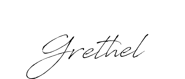 Similarly Antro_Vectra is the best handwritten signature design. Signature creator online .You can use it as an online autograph creator for name Grethel. Grethel signature style 6 images and pictures png