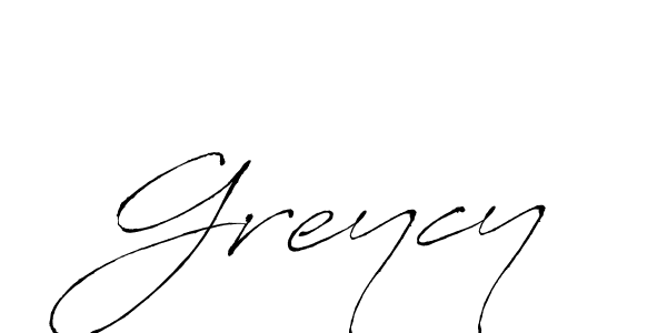 Make a beautiful signature design for name Greycy. With this signature (Antro_Vectra) style, you can create a handwritten signature for free. Greycy signature style 6 images and pictures png