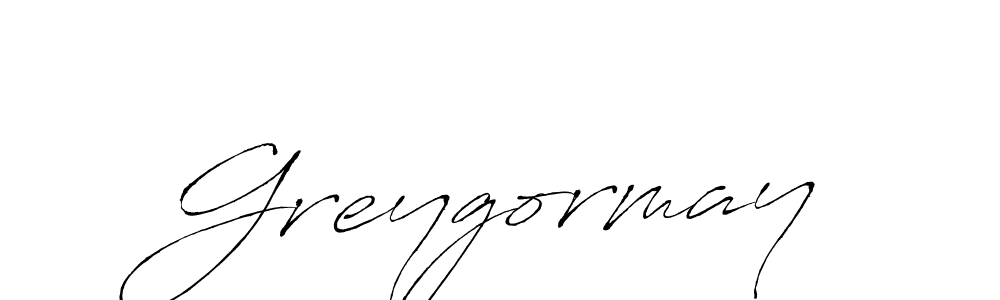 Use a signature maker to create a handwritten signature online. With this signature software, you can design (Antro_Vectra) your own signature for name Greygormay. Greygormay signature style 6 images and pictures png