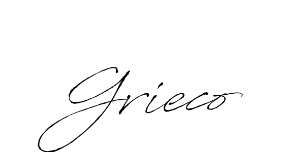 Antro_Vectra is a professional signature style that is perfect for those who want to add a touch of class to their signature. It is also a great choice for those who want to make their signature more unique. Get Grieco name to fancy signature for free. Grieco signature style 6 images and pictures png