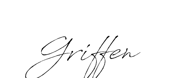 Create a beautiful signature design for name Griffen. With this signature (Antro_Vectra) fonts, you can make a handwritten signature for free. Griffen signature style 6 images and pictures png