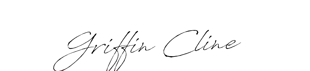 Use a signature maker to create a handwritten signature online. With this signature software, you can design (Antro_Vectra) your own signature for name Griffin Cline. Griffin Cline signature style 6 images and pictures png