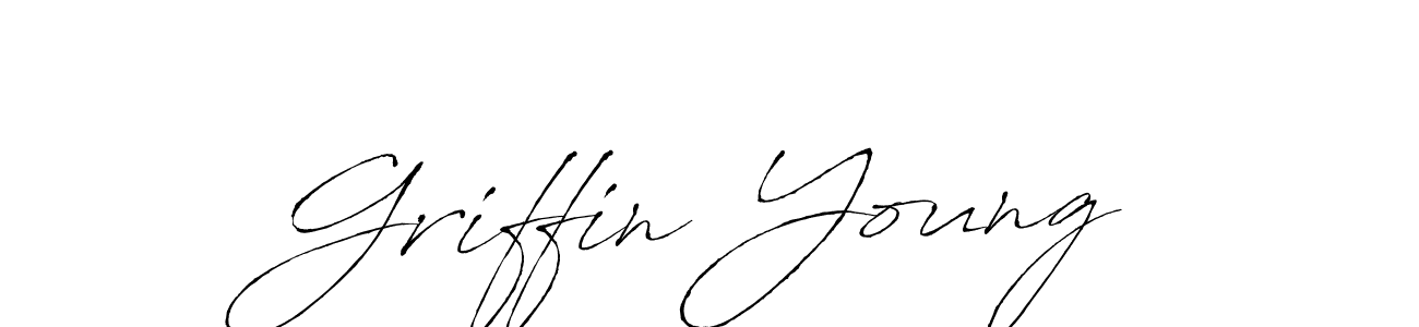 Create a beautiful signature design for name Griffin Young. With this signature (Antro_Vectra) fonts, you can make a handwritten signature for free. Griffin Young signature style 6 images and pictures png