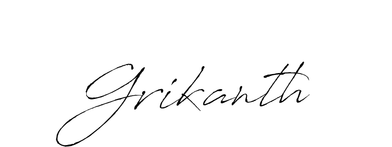 Best and Professional Signature Style for Grikanth. Antro_Vectra Best Signature Style Collection. Grikanth signature style 6 images and pictures png
