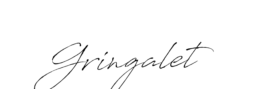 Make a beautiful signature design for name Gringalet. With this signature (Antro_Vectra) style, you can create a handwritten signature for free. Gringalet signature style 6 images and pictures png