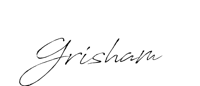 The best way (Antro_Vectra) to make a short signature is to pick only two or three words in your name. The name Grisham include a total of six letters. For converting this name. Grisham signature style 6 images and pictures png