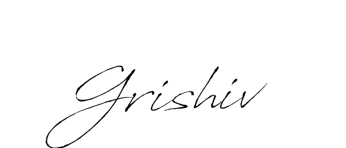 This is the best signature style for the Grishiv name. Also you like these signature font (Antro_Vectra). Mix name signature. Grishiv signature style 6 images and pictures png