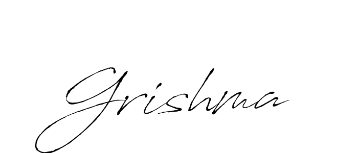 It looks lik you need a new signature style for name Grishma. Design unique handwritten (Antro_Vectra) signature with our free signature maker in just a few clicks. Grishma signature style 6 images and pictures png