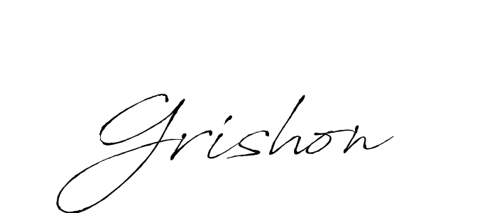 Make a beautiful signature design for name Grishon. Use this online signature maker to create a handwritten signature for free. Grishon signature style 6 images and pictures png