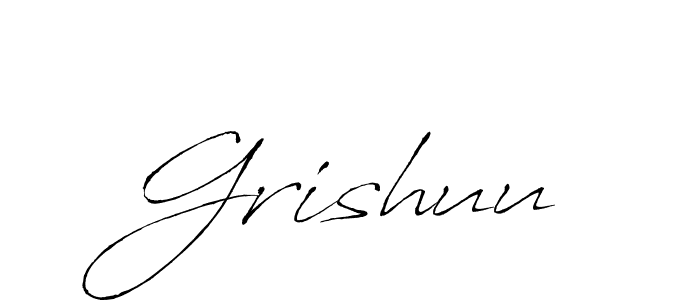 Use a signature maker to create a handwritten signature online. With this signature software, you can design (Antro_Vectra) your own signature for name Grishuu. Grishuu signature style 6 images and pictures png