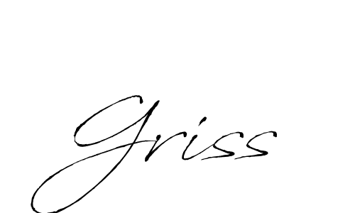 Create a beautiful signature design for name Griss. With this signature (Antro_Vectra) fonts, you can make a handwritten signature for free. Griss signature style 6 images and pictures png