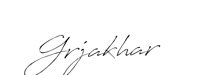 How to make Grjakhar name signature. Use Antro_Vectra style for creating short signs online. This is the latest handwritten sign. Grjakhar signature style 6 images and pictures png