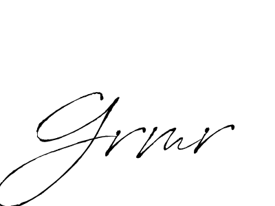 Grmr stylish signature style. Best Handwritten Sign (Antro_Vectra) for my name. Handwritten Signature Collection Ideas for my name Grmr. Grmr signature style 6 images and pictures png