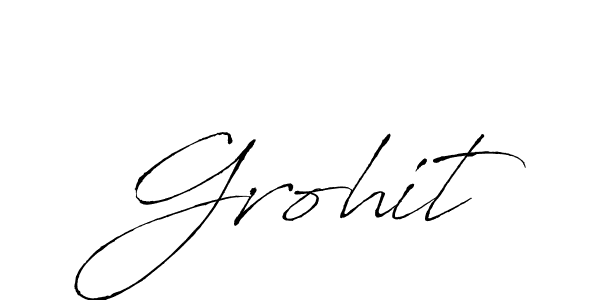 This is the best signature style for the Grohit name. Also you like these signature font (Antro_Vectra). Mix name signature. Grohit signature style 6 images and pictures png