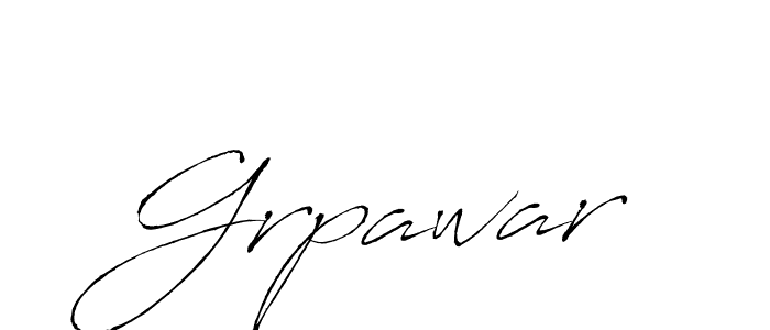 Create a beautiful signature design for name Grpawar. With this signature (Antro_Vectra) fonts, you can make a handwritten signature for free. Grpawar signature style 6 images and pictures png