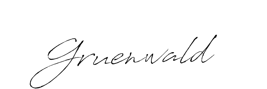 Make a beautiful signature design for name Gruenwald. With this signature (Antro_Vectra) style, you can create a handwritten signature for free. Gruenwald signature style 6 images and pictures png