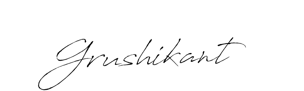 How to Draw Grushikant signature style? Antro_Vectra is a latest design signature styles for name Grushikant. Grushikant signature style 6 images and pictures png