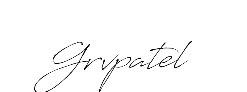 Also You can easily find your signature by using the search form. We will create Grvpatel name handwritten signature images for you free of cost using Antro_Vectra sign style. Grvpatel signature style 6 images and pictures png