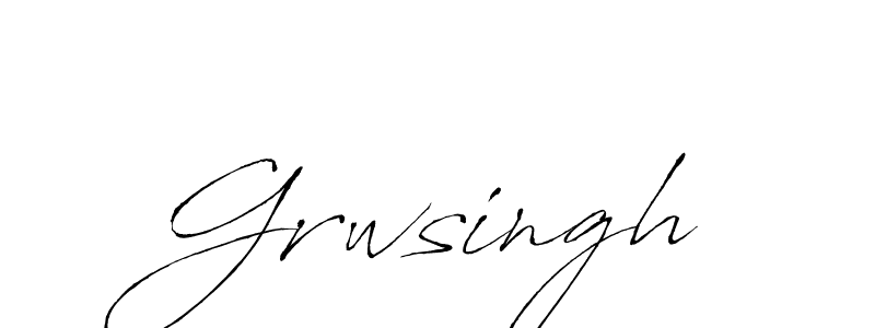 Antro_Vectra is a professional signature style that is perfect for those who want to add a touch of class to their signature. It is also a great choice for those who want to make their signature more unique. Get Grwsingh name to fancy signature for free. Grwsingh signature style 6 images and pictures png