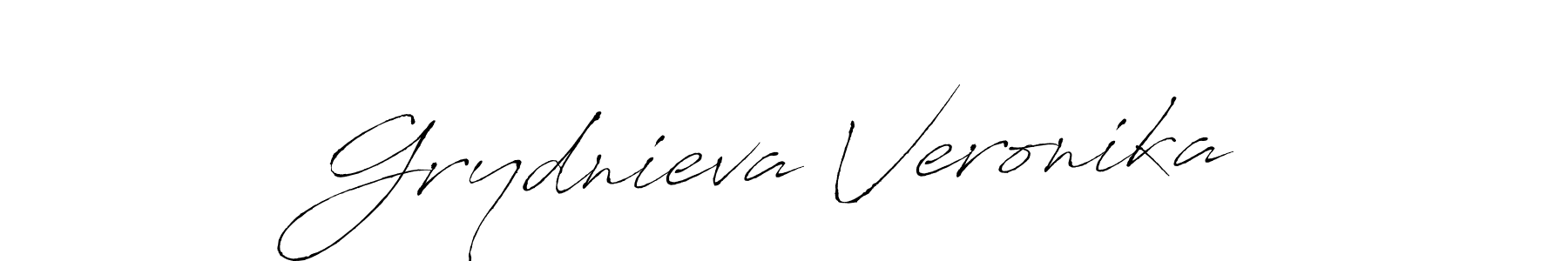 Design your own signature with our free online signature maker. With this signature software, you can create a handwritten (Antro_Vectra) signature for name Grydnieva Veronika. Grydnieva Veronika signature style 6 images and pictures png