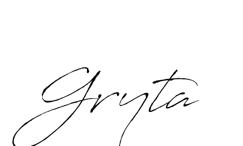 How to make Gryta name signature. Use Antro_Vectra style for creating short signs online. This is the latest handwritten sign. Gryta signature style 6 images and pictures png