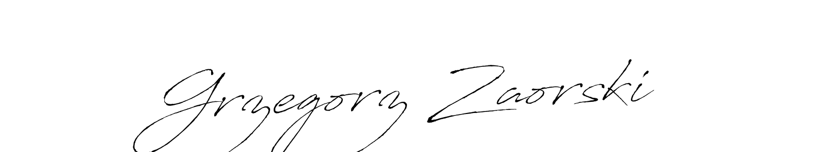 Design your own signature with our free online signature maker. With this signature software, you can create a handwritten (Antro_Vectra) signature for name Grzegorz Zaorski. Grzegorz Zaorski signature style 6 images and pictures png