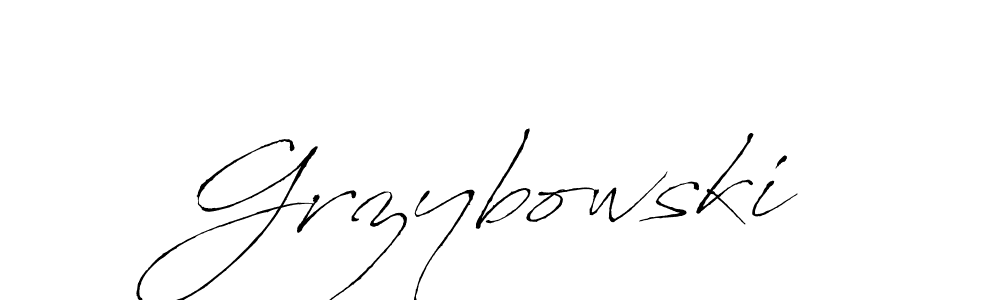 Make a beautiful signature design for name Grzybowski. With this signature (Antro_Vectra) style, you can create a handwritten signature for free. Grzybowski signature style 6 images and pictures png