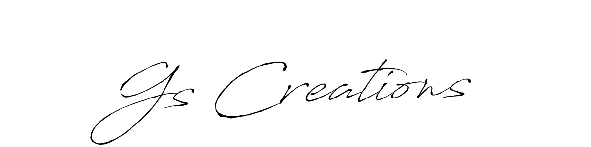 Make a beautiful signature design for name Gs Creations. Use this online signature maker to create a handwritten signature for free. Gs Creations signature style 6 images and pictures png