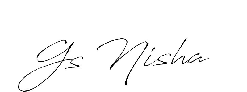 This is the best signature style for the Gs Nisha name. Also you like these signature font (Antro_Vectra). Mix name signature. Gs Nisha signature style 6 images and pictures png