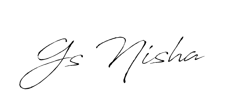 This is the best signature style for the Gs Nisha name. Also you like these signature font (Antro_Vectra). Mix name signature. Gs Nisha signature style 6 images and pictures png