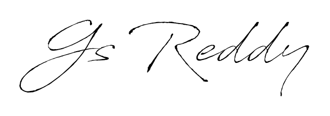 You should practise on your own different ways (Antro_Vectra) to write your name (Gs Reddy) in signature. Don't let someone else do it for you. Gs Reddy signature style 6 images and pictures png
