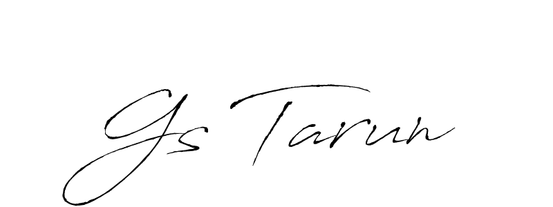 Also You can easily find your signature by using the search form. We will create Gs Tarun name handwritten signature images for you free of cost using Antro_Vectra sign style. Gs Tarun signature style 6 images and pictures png