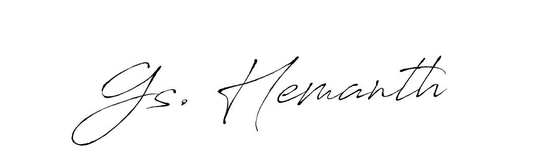 See photos of Gs. Hemanth official signature by Spectra . Check more albums & portfolios. Read reviews & check more about Antro_Vectra font. Gs. Hemanth signature style 6 images and pictures png