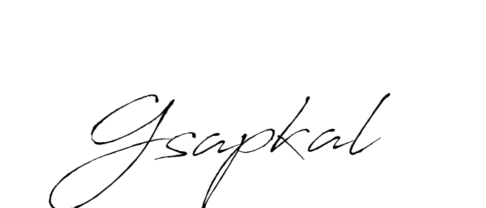 Also we have Gsapkal name is the best signature style. Create professional handwritten signature collection using Antro_Vectra autograph style. Gsapkal signature style 6 images and pictures png