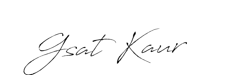 Use a signature maker to create a handwritten signature online. With this signature software, you can design (Antro_Vectra) your own signature for name Gsat Kaur. Gsat Kaur signature style 6 images and pictures png