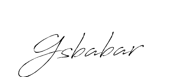 if you are searching for the best signature style for your name Gsbabar. so please give up your signature search. here we have designed multiple signature styles  using Antro_Vectra. Gsbabar signature style 6 images and pictures png