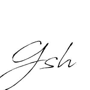 Make a beautiful signature design for name Gsh. Use this online signature maker to create a handwritten signature for free. Gsh signature style 6 images and pictures png