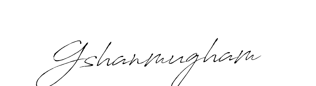 Make a beautiful signature design for name Gshanmugham. Use this online signature maker to create a handwritten signature for free. Gshanmugham signature style 6 images and pictures png