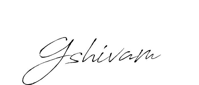 Also You can easily find your signature by using the search form. We will create Gshivam name handwritten signature images for you free of cost using Antro_Vectra sign style. Gshivam signature style 6 images and pictures png