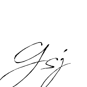 This is the best signature style for the Gsj name. Also you like these signature font (Antro_Vectra). Mix name signature. Gsj signature style 6 images and pictures png