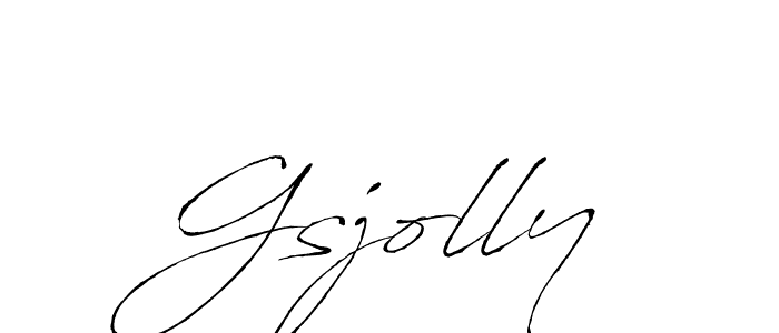Once you've used our free online signature maker to create your best signature Antro_Vectra style, it's time to enjoy all of the benefits that Gsjolly name signing documents. Gsjolly signature style 6 images and pictures png