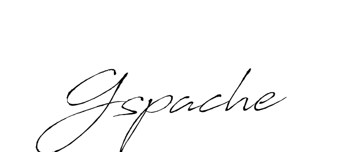 Also we have Gspache name is the best signature style. Create professional handwritten signature collection using Antro_Vectra autograph style. Gspache signature style 6 images and pictures png