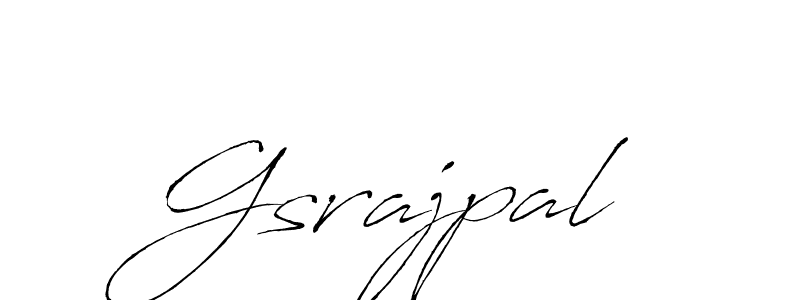 Design your own signature with our free online signature maker. With this signature software, you can create a handwritten (Antro_Vectra) signature for name Gsrajpal. Gsrajpal signature style 6 images and pictures png