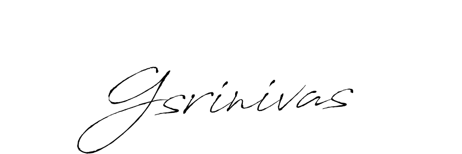 Use a signature maker to create a handwritten signature online. With this signature software, you can design (Antro_Vectra) your own signature for name Gsrinivas. Gsrinivas signature style 6 images and pictures png