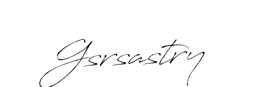 Use a signature maker to create a handwritten signature online. With this signature software, you can design (Antro_Vectra) your own signature for name Gsrsastry. Gsrsastry signature style 6 images and pictures png