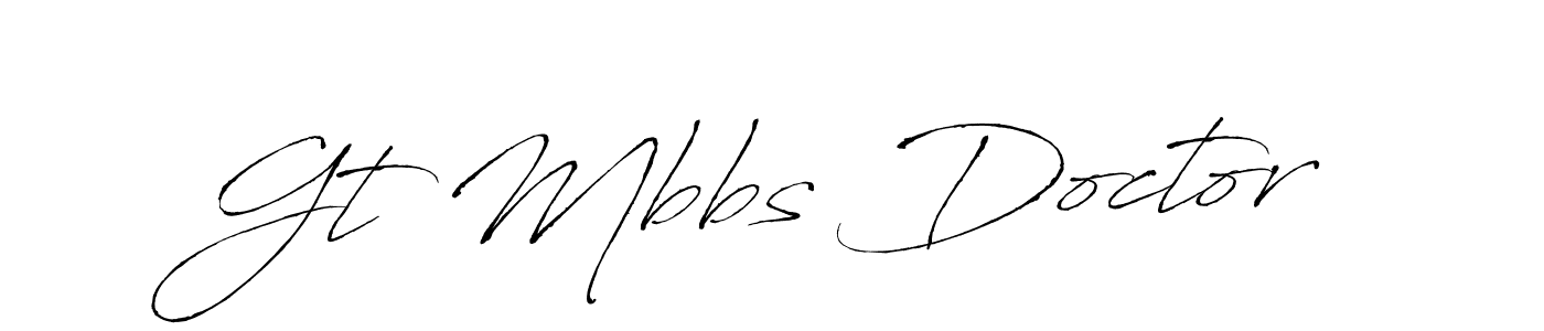 Once you've used our free online signature maker to create your best signature Antro_Vectra style, it's time to enjoy all of the benefits that Gt Mbbs Doctor name signing documents. Gt Mbbs Doctor signature style 6 images and pictures png
