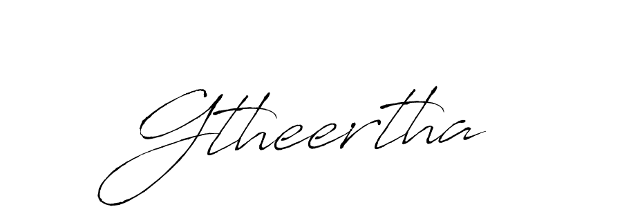 The best way (Antro_Vectra) to make a short signature is to pick only two or three words in your name. The name Gtheertha include a total of six letters. For converting this name. Gtheertha signature style 6 images and pictures png