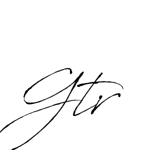 How to make Gtr signature? Antro_Vectra is a professional autograph style. Create handwritten signature for Gtr name. Gtr signature style 6 images and pictures png