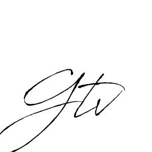 Also You can easily find your signature by using the search form. We will create Gtv name handwritten signature images for you free of cost using Antro_Vectra sign style. Gtv signature style 6 images and pictures png